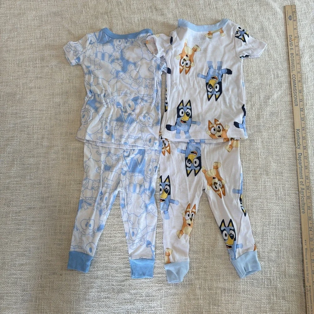 NWT Double Set Bluey Pajamas Size 18 Months